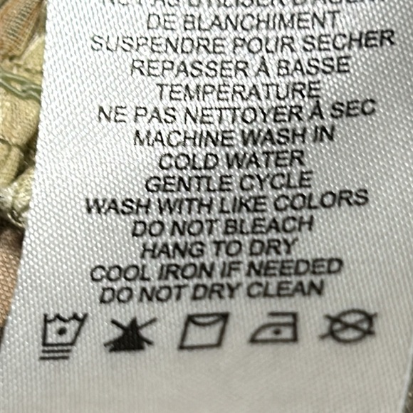 Rachel Zoe peach, green and gray blouse.  Size XS.  Great condition. - Picture 8 of 13